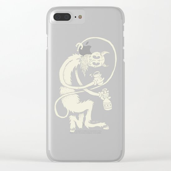 The Devil Clear iPhone Case