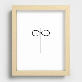 Infinite Questions, One Cross Recessed Framed Print
