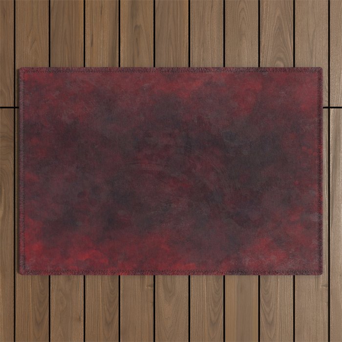 Red Night Outdoor Rug