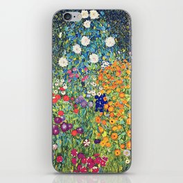 Gustav Klimt Flower Garden 2 iPhone Skin