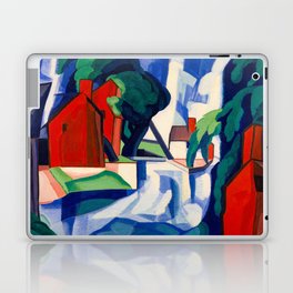 Blue Day, 1930 by Oscar Bluemner Laptop Skin