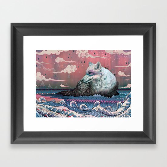 Lone Wolf Framed Art Print