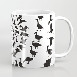 Waterfowl birds in a spiral Coffee Mug