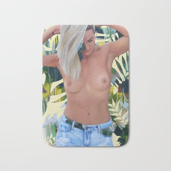 Tits Out for the Girls Bath Mat