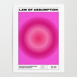 Law Of Assumption Poster