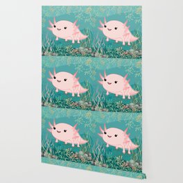 Cute Axolotl Wallpaper For Any Decor Style Society6