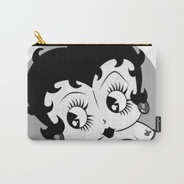 Betty Boop (B&W) By Art In The Garage Carry-All Pouch