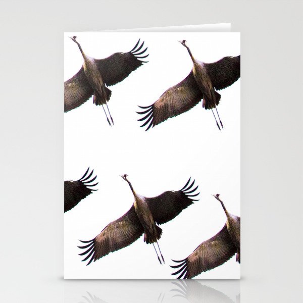 Cranes in flight #decor #society6 #buyart Stationery Cards