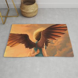 About to fall Rug