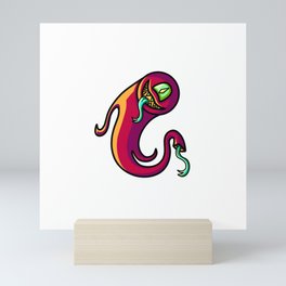 Happy monster Mini Art Print