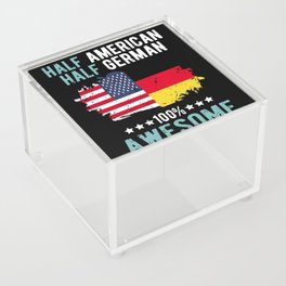 Half American Half German Acrylic Box