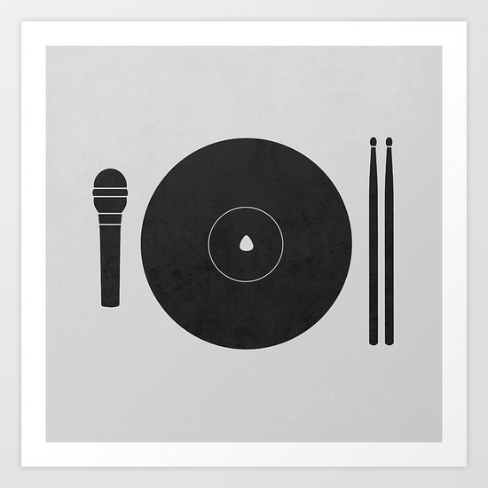 hungry to rock Art Print