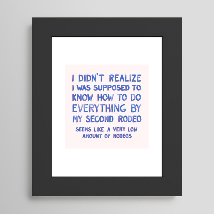 Framed Art Print