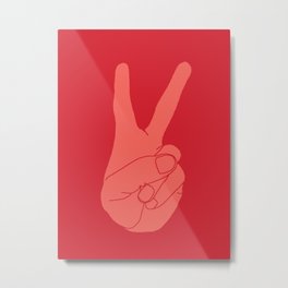 Peace Sign Metal Print