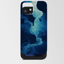 Willamette Channels 10-year Anniversary—Midnight Blue with subtle shaded relief iPhone Card Case