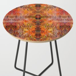 Abstract acrylic sunburst v1 Side Table