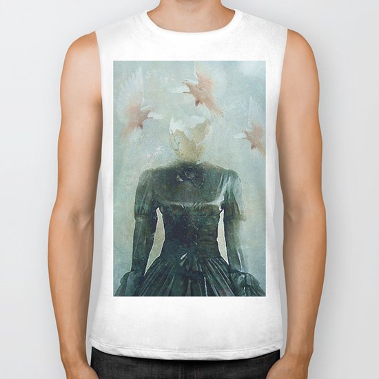 Surrealist nest Biker Tank