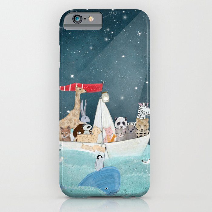 little nautical explorers iPhone Case