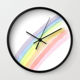 Happy Little Rainbow Wall Clock