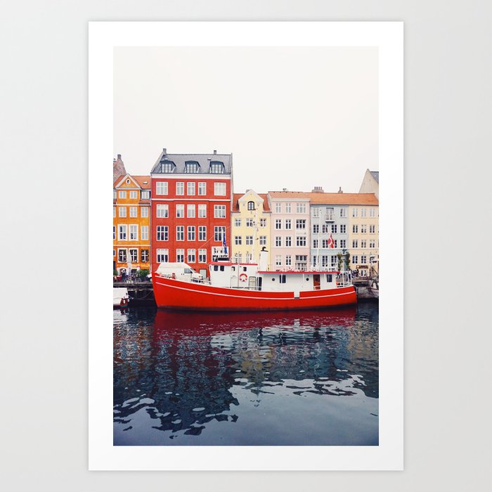 Nyhavn, Copenhagen Art Print