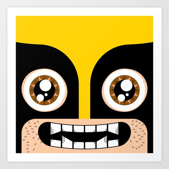 Adorable Wolverine Art Print
