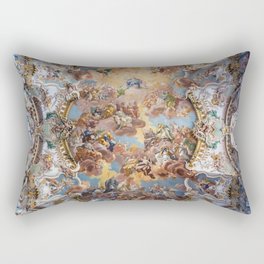 Assumption of Mary - Wilhering Abbey Church Ceiling Mural 1741 Rectangular Pillow