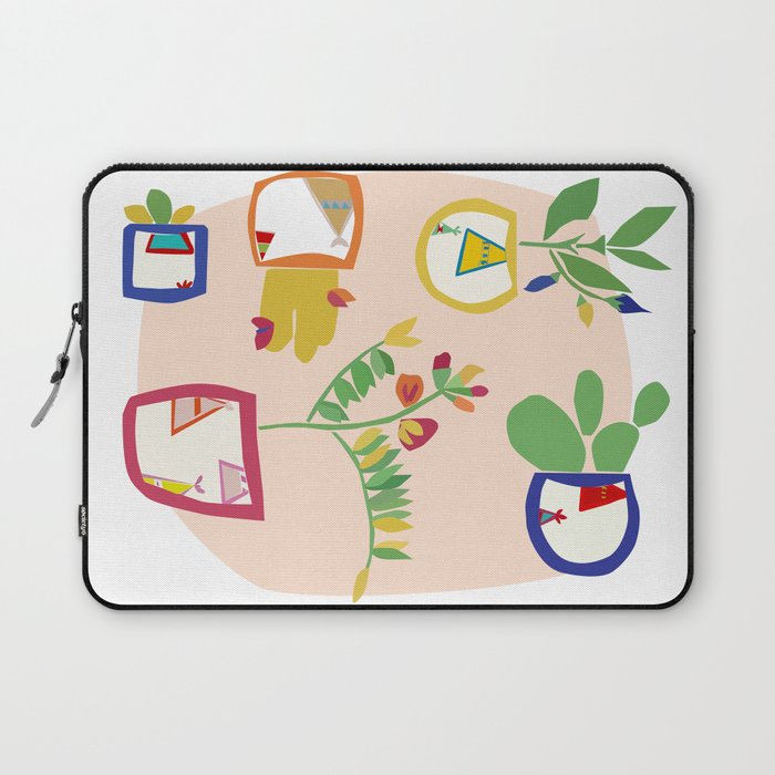 Casa Potted Plants Laptop Sleeve