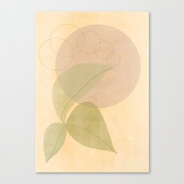 Abstract foliage Canvas Print