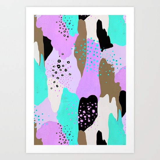 Party in my tummy Art Print