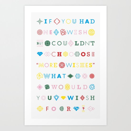 One Wish Art Print