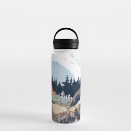 Mont-blanc Illustrated on a Small Water Bottle Reusable 
