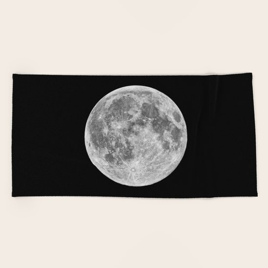Full Moon Beach Towel