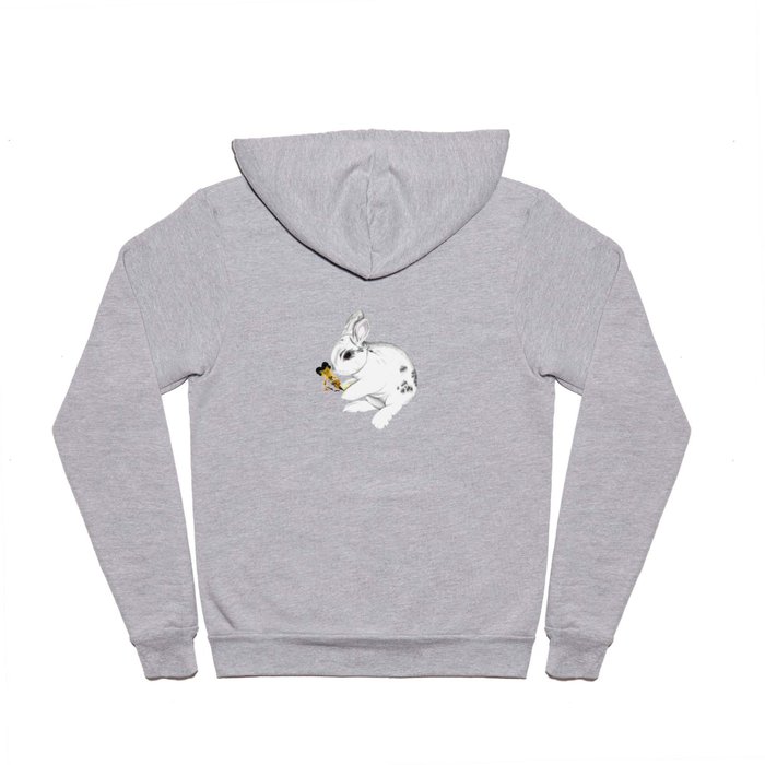 Some'bunny' Loves You (Single Bunny/White) Hoody
