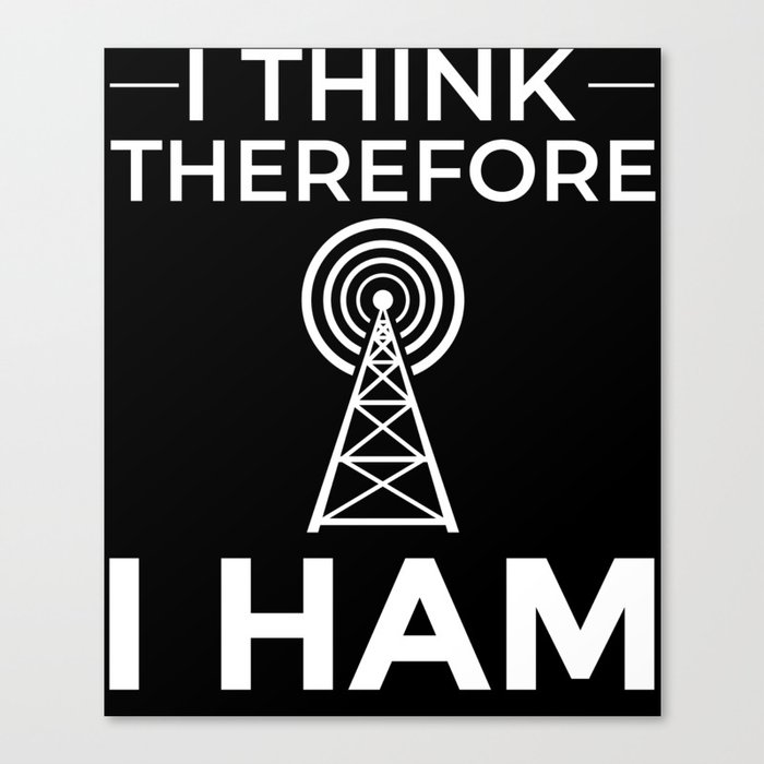 Ham Radio Amateur Radio Canvas Print