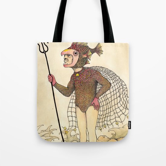 El pescado Tote Bag