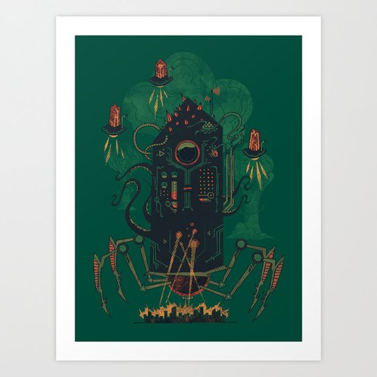 Not with a whimper but with a bang Art Print