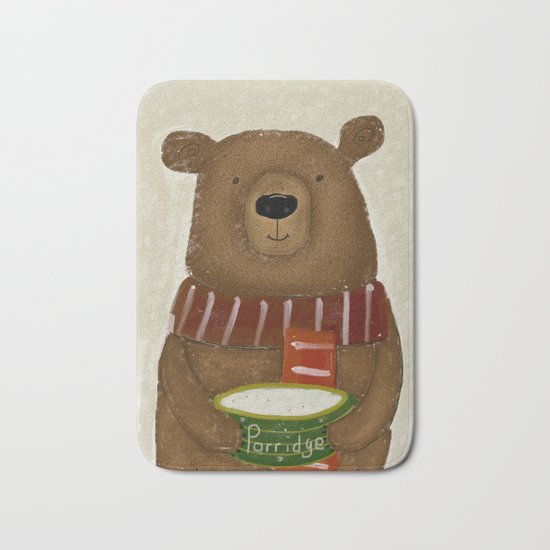breakfast for bears Bath Mat