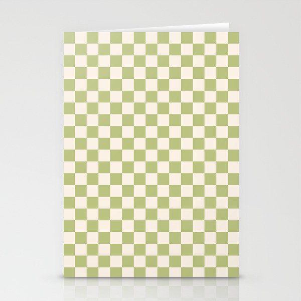 Checked - Matcha Stationery Cards