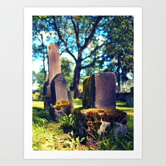 Cemetery beauty Art Print