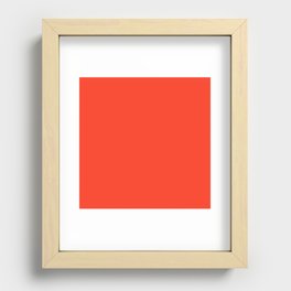 Blazing Red Recessed Framed Print