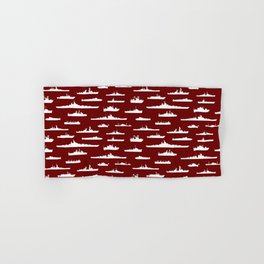 Battleship // Maroon Hand & Bath Towel