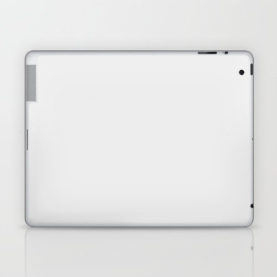 Sharp Pebbles White Laptop & iPad Skin