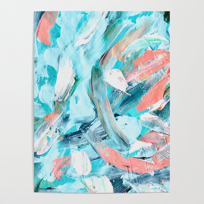 Soft Wave, Abstract Poster
