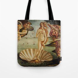 The Birth of Venus by Sandro Botticelli Tote Bag