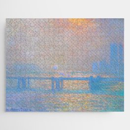 Claude Monet "Charing Cross Bridge, The Thames" (1903) Jigsaw Puzzle