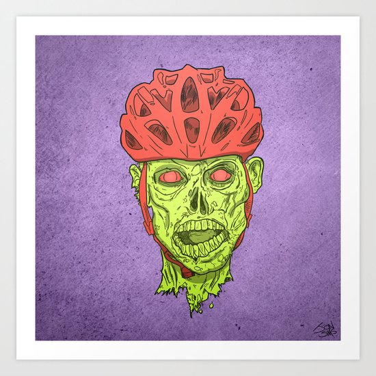 Zombie Spukk! Art Print