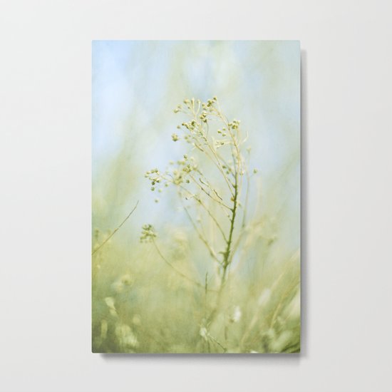Pastel Blues and Greens Metal Print