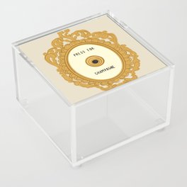 Press for Champagne in Beige Acrylic Box