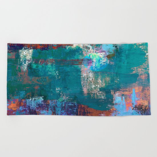 Abstract painting Beach Towel