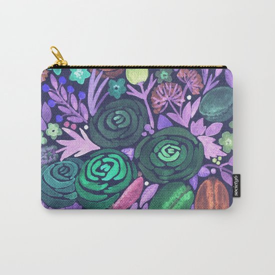 Watercolor . French cake in the colors . Carry-All Pouch